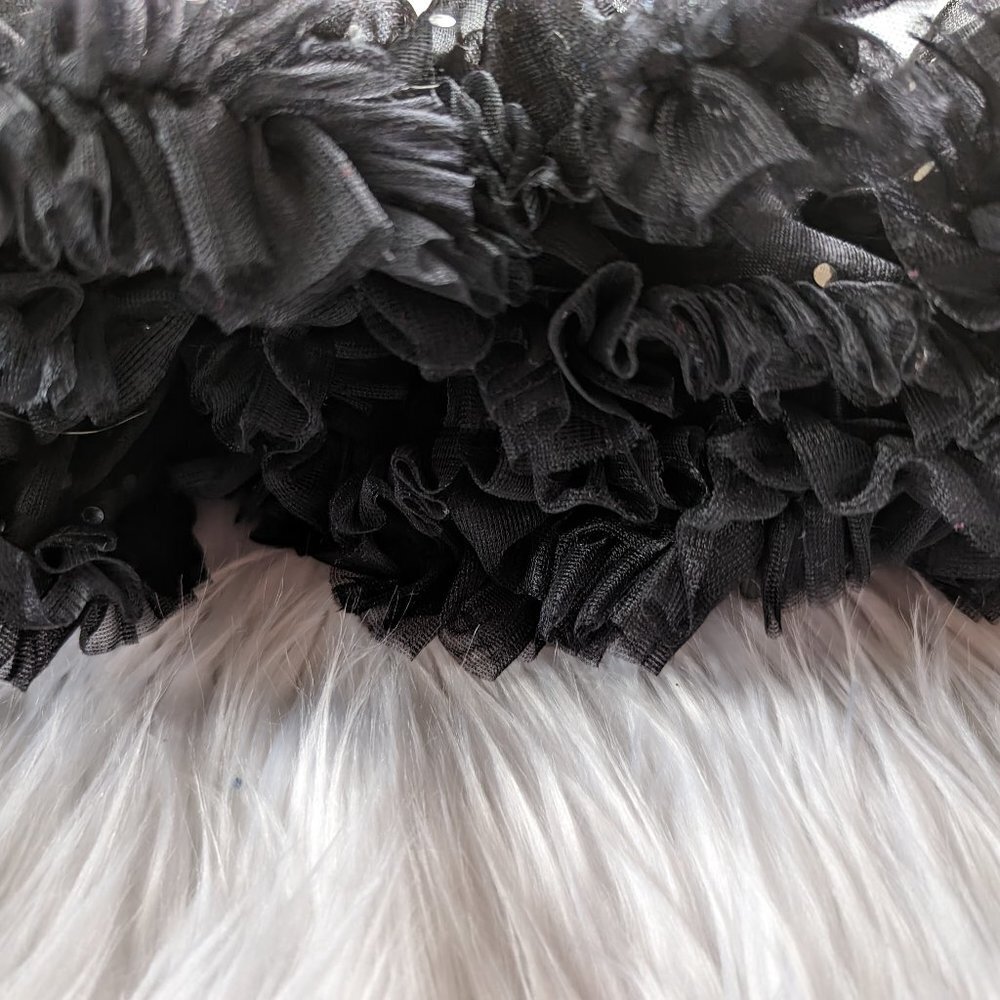 Baby Girl Black Sparkly Tutu Skirt 12-18M - Picture 7 of 8